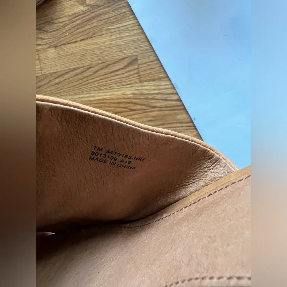 Frye Women’s Cindy Mule Peep Toe Healed Sandals - Picture 5 of 5